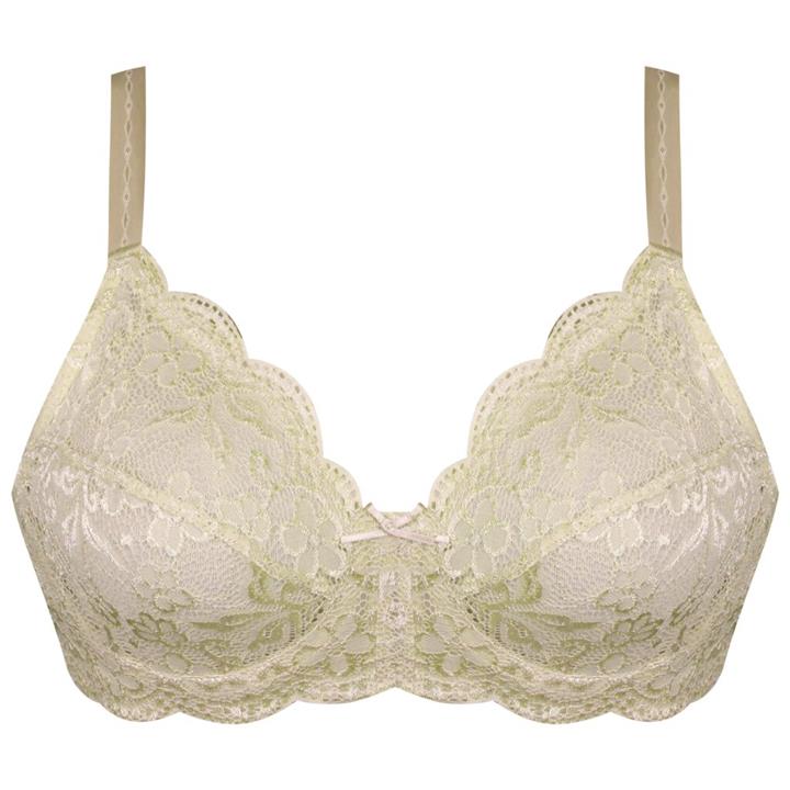 سوتین زنانه پانیذ مدل فنردار کد ۶۶۳۳۷ رنگ کرم